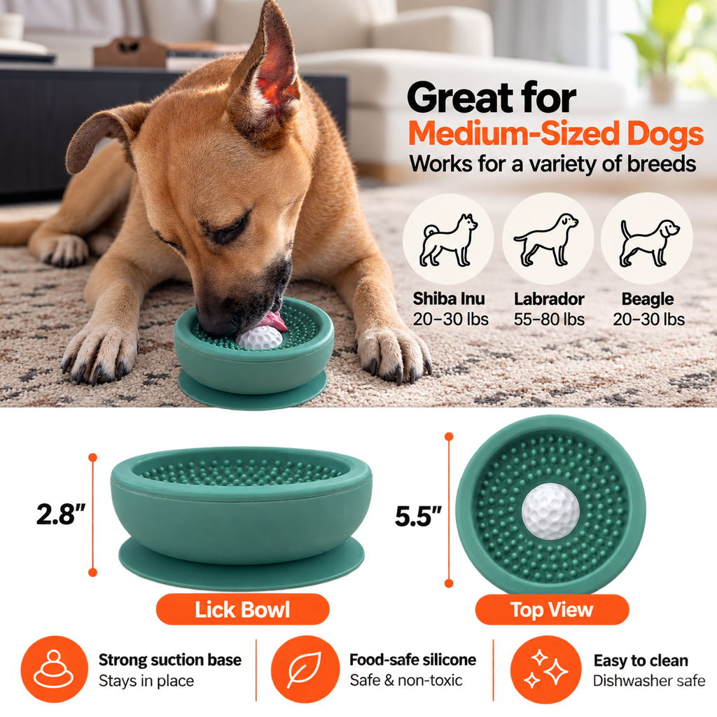 Roll & Lick Enrichment Bowl